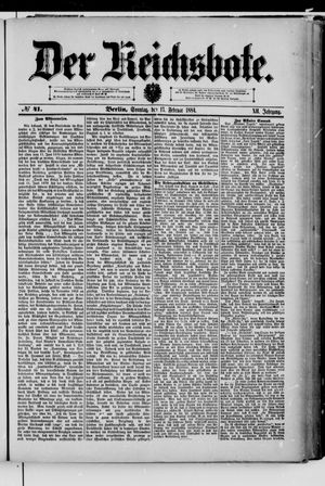 Der Reichsbote vom 17.02.1884