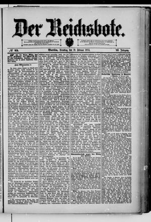 Der Reichsbote on Feb 19, 1884