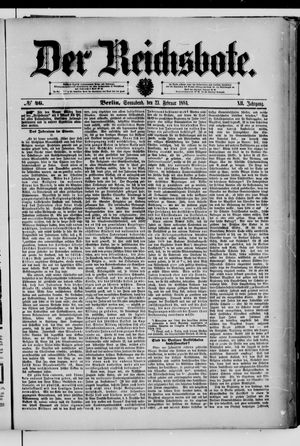 Der Reichsbote on Feb 23, 1884