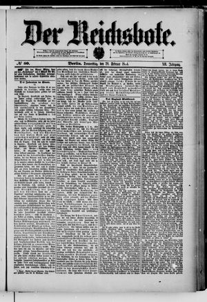 Der Reichsbote vom 28.02.1884