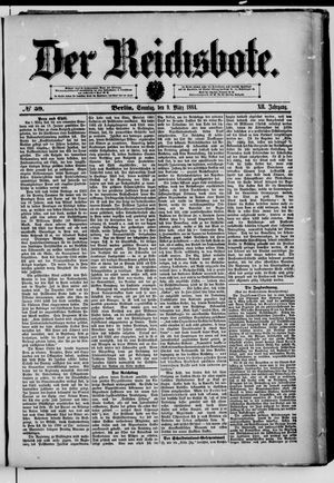 Der Reichsbote on Mar 9, 1884