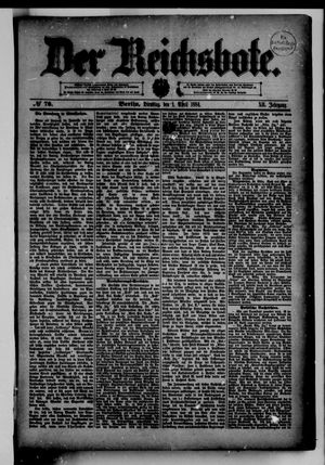 Der Reichsbote vom 01.04.1884