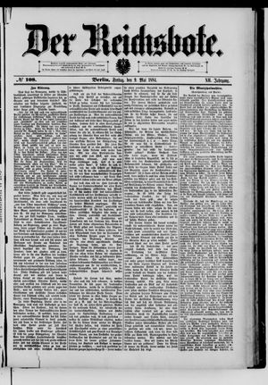 Der Reichsbote vom 09.05.1884