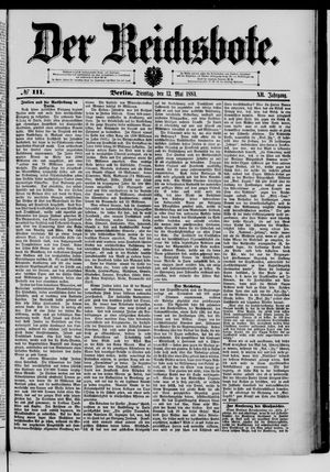 Der Reichsbote vom 13.05.1884