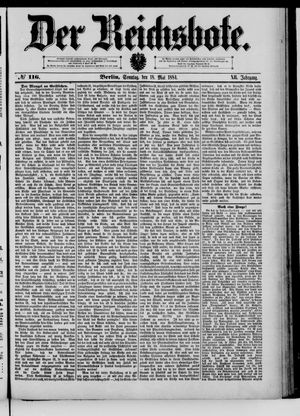 Der Reichsbote vom 18.05.1884