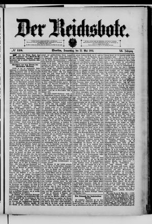 Der Reichsbote vom 22.05.1884
