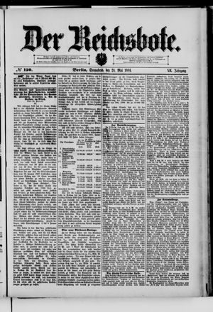 Der Reichsbote vom 24.05.1884