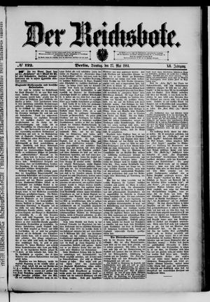 Der Reichsbote on May 27, 1884