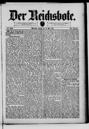Der Reichsbote on May 30, 1884