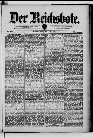 Der Reichsbote vom 06.06.1884