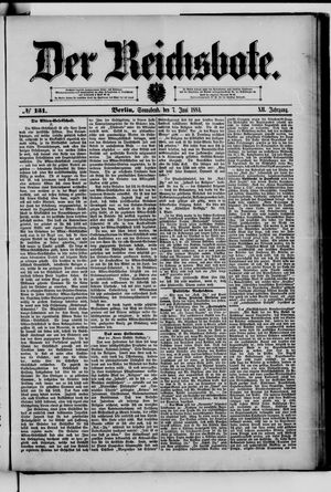 Der Reichsbote on Jun 7, 1884