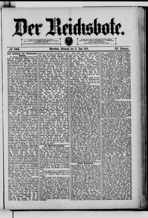 Der Reichsbote on Jun 11, 1884