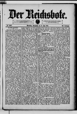Der Reichsbote on Jun 14, 1884