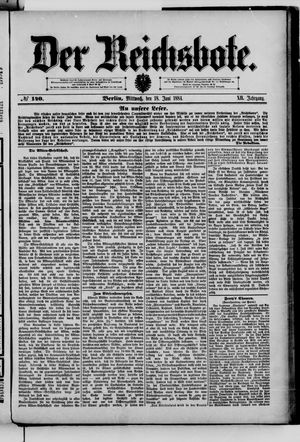 Der Reichsbote on Jun 18, 1884