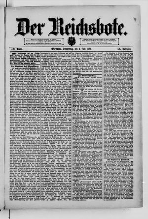 Der Reichsbote on Jul 3, 1884