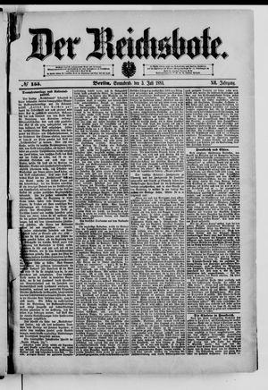 Der Reichsbote vom 05.07.1884