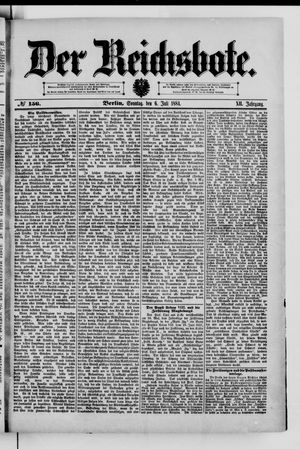 Der Reichsbote on Jul 6, 1884