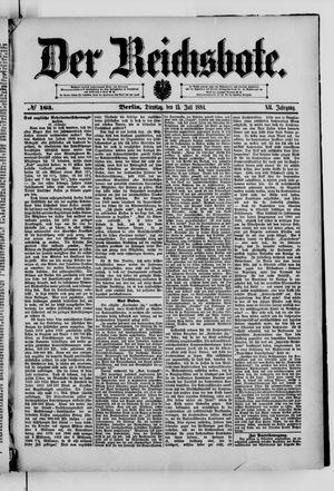 Der Reichsbote vom 15.07.1884