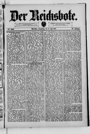 Der Reichsbote vom 17.07.1884