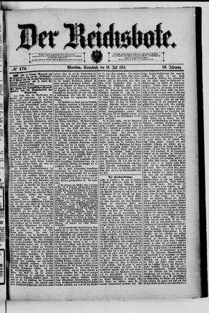 Der Reichsbote vom 26.07.1884