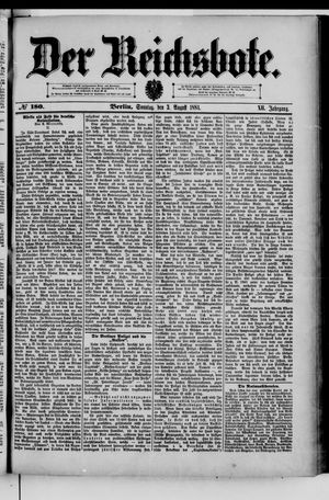 Der Reichsbote on Aug 3, 1884