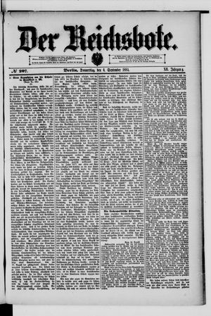 Der Reichsbote on Sep 4, 1884