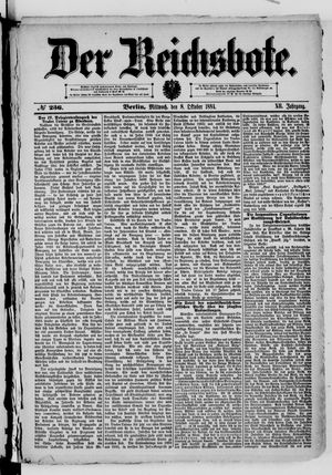 Der Reichsbote vom 08.10.1884