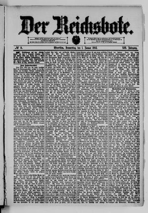 Der Reichsbote vom 01.01.1885