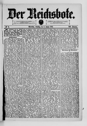 Der Reichsbote vom 06.01.1885
