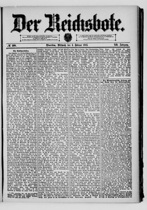 Der Reichsbote vom 04.02.1885