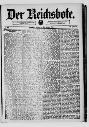 Der Reichsbote on Feb 20, 1885