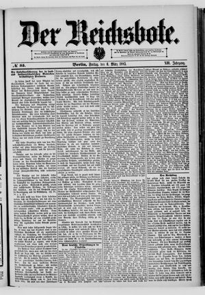 Der Reichsbote vom 06.03.1885
