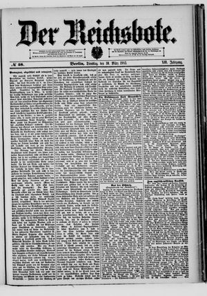 Der Reichsbote vom 10.03.1885