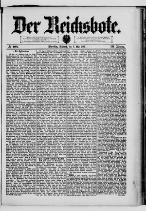 Der Reichsbote vom 06.05.1885