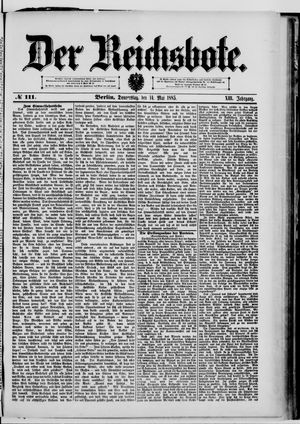 Der Reichsbote on May 14, 1885