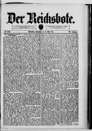 Der Reichsbote on May 16, 1885
