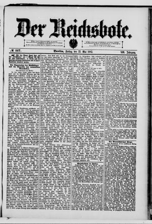 Der Reichsbote on May 22, 1885