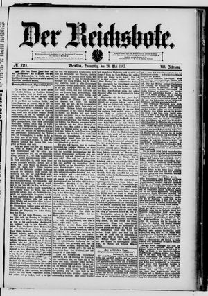Der Reichsbote vom 28.05.1885