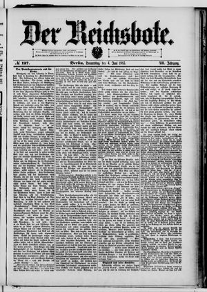 Der Reichsbote on Jun 4, 1885
