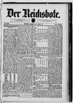 Der Reichsbote vom 09.06.1885