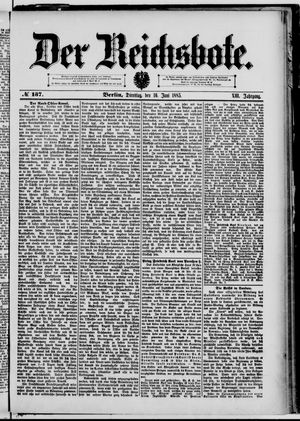 Der Reichsbote on Jun 16, 1885