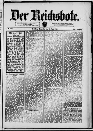 Der Reichsbote on Jun 25, 1885