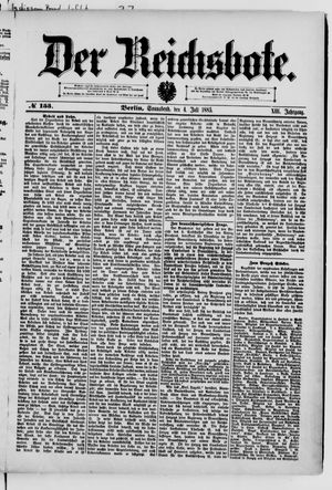 Der Reichsbote on Jul 4, 1885