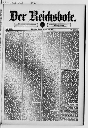 Der Reichsbote on Jul 10, 1885