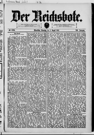Der Reichsbote on Aug 2, 1885