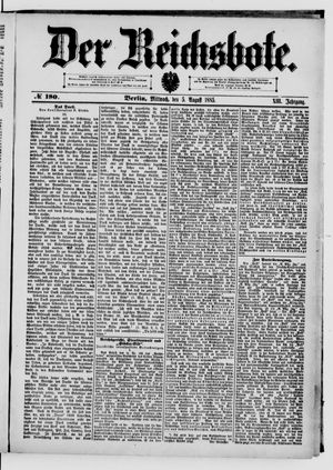 Der Reichsbote on Aug 5, 1885