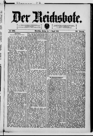 Der Reichsbote vom 07.08.1885