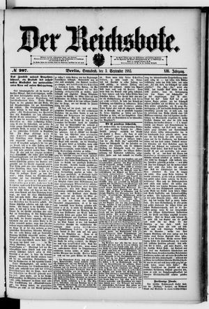 Der Reichsbote vom 05.09.1885