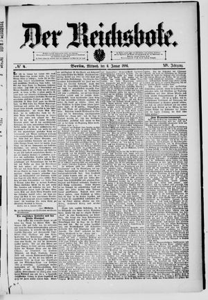 Der Reichsbote on Jan 6, 1886