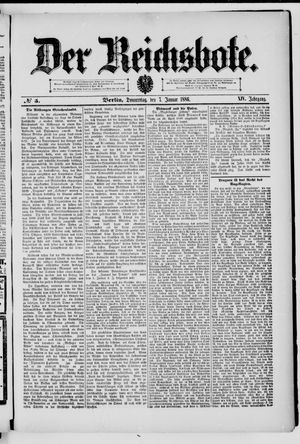 Der Reichsbote vom 07.01.1886